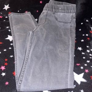 H&M black/greyish jeggings worn once, excellent condition